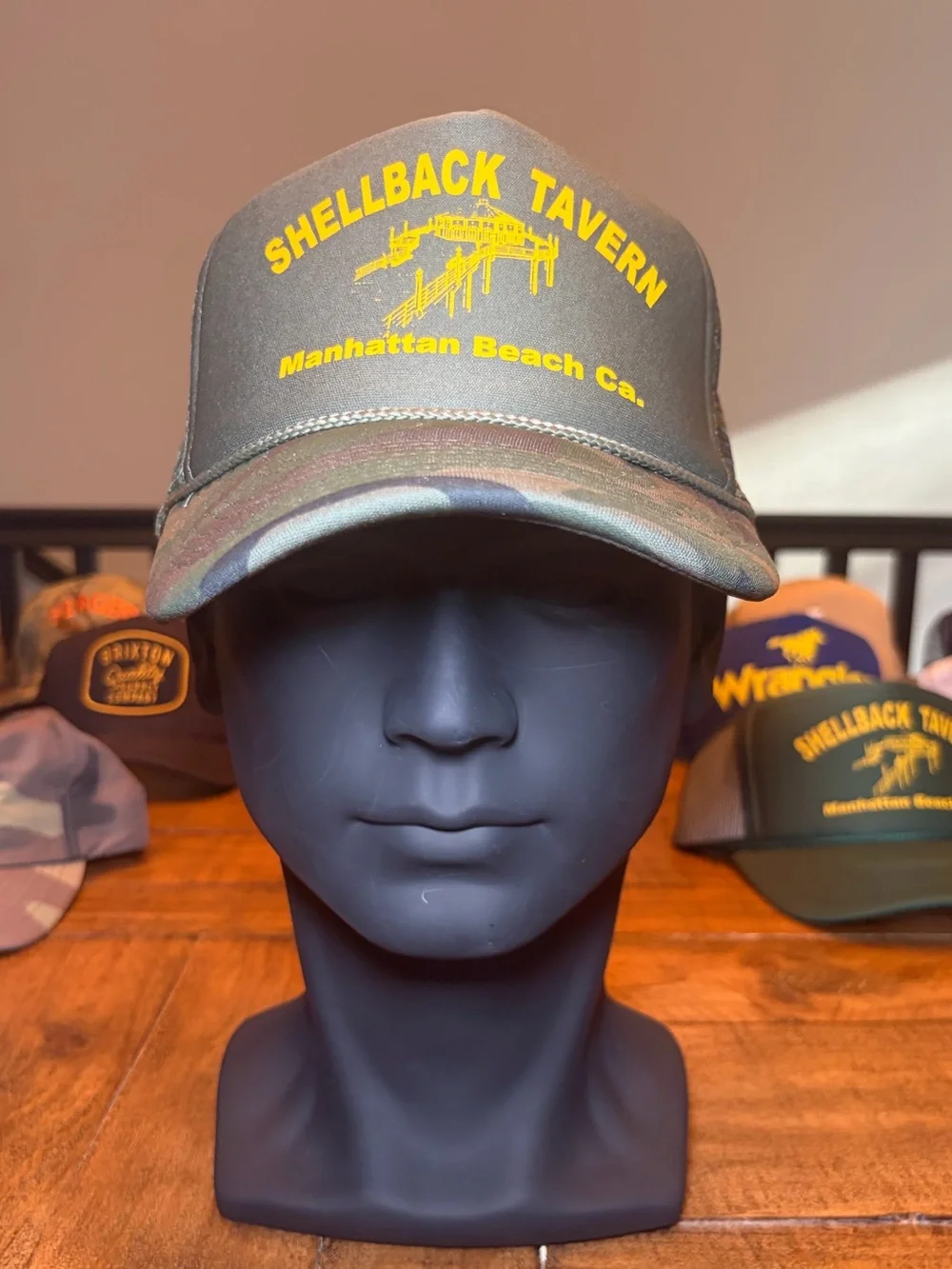 Shellback Tavern branded trucker
